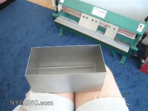 sheet metal box youtube|grizzly sheet metal box template.